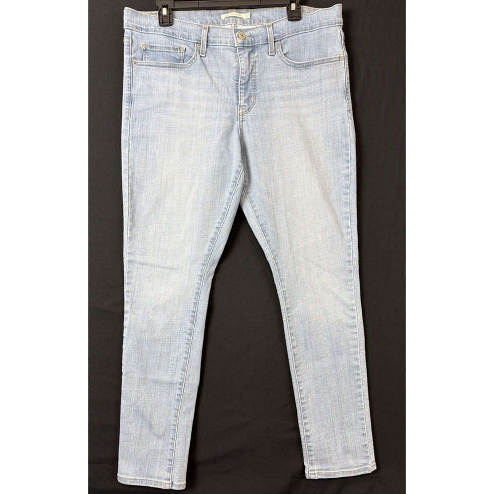 Levis 311 Shaping Skinny Jeans Women 33 Blue Light Wash  Mid Rise Stretch Cotton